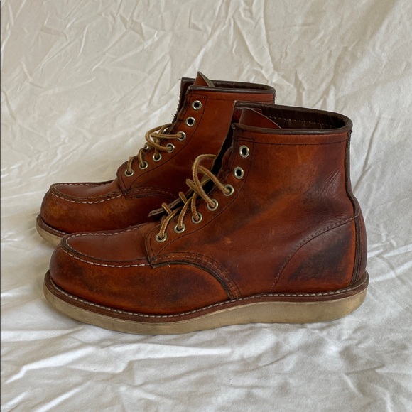Redwing Classic Moc Toe Heritage Boot - Oro Legacy Leather - Men\'s Size 6D main image 12
